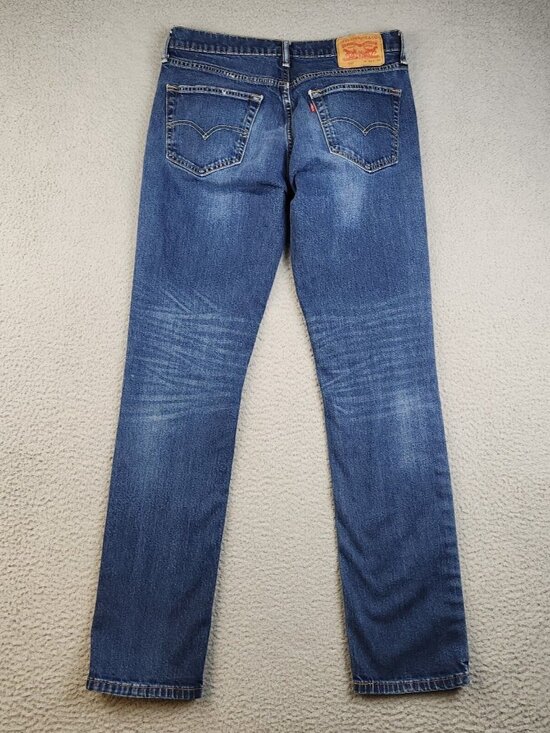 Levi's 511 Jeans Men's 32x34 Blue Straight Skinny Slim Fit Stretch Denim Pants - Picture 1 of 10